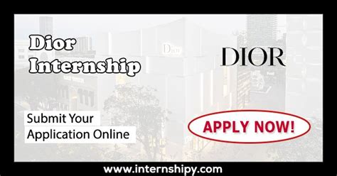 dior internship summer 2024|women at dior internship.